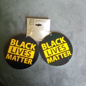 Black lives matter earrings